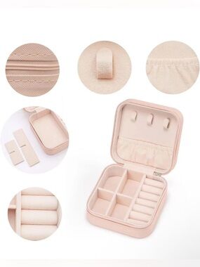 Mini Jewelry Travel Case Small Jewelry Box Traveling Jewelry Organizer Holder
